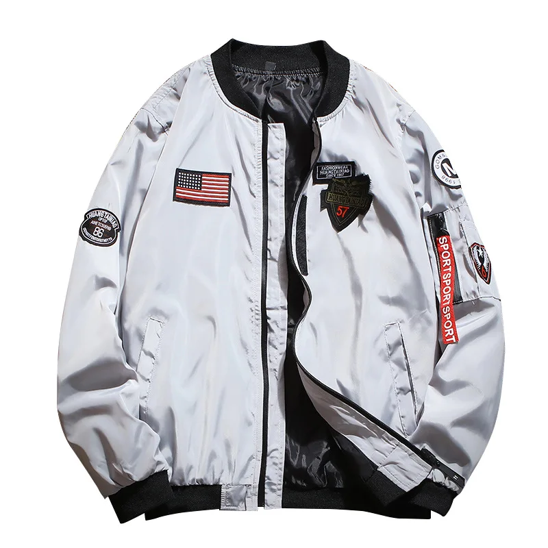 Jackets for Men 2020 Spring and Autumn Thin Men's Jacket Windbreaker Jacket Baseball Jacket Air Force Bomber Jacket
Jackets for Men 2020 Spring and Autumn Thin Men's Jacket Windbreaker Jacket Baseball Jacket Air Force Bomber Jacket