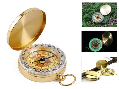 High Quality Camping Hiking Pocket Brass Golden Compass Portable Compass Navigation for Outdoor Activities
High Quality Camping Hiking Pocket Brass Golden Compass Portable Compass Navigation for Outdoor Activities