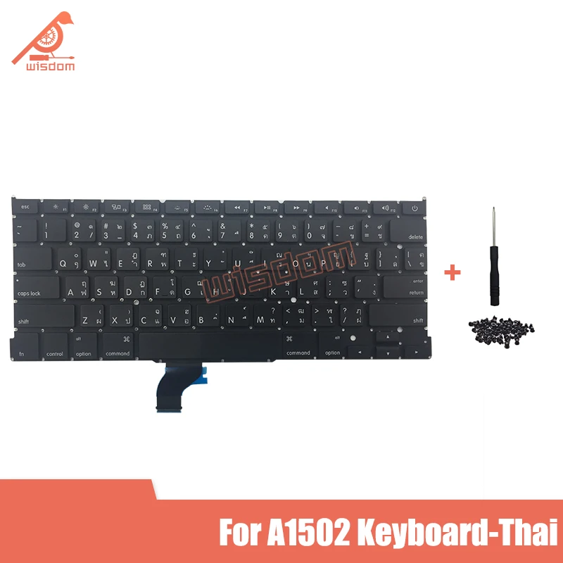 Full new Laptop A1502 Thai Keyboard For Macbook Retina 13'' A1502 Keyboard Thai Version Language Keyboards 2013-2015 year
Full new Laptop A1502 Thai Keyboard For Macbook Retina 13'' A1502 Keyboard Thai Version Language Keyboards 2013-2015 year