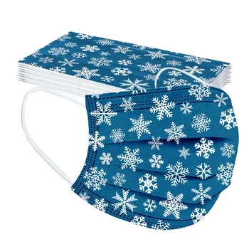 10pc Christmas Masks Snowflake Printed Mouth Masks Mondmasker Disposable 3 Layer Ply Protective Face Masks Cover Mascarillas
10pc Christmas Masks Snowflake Printed Mouth Masks Mondmasker Disposable 3 Layer Ply Protective Face Masks Cover Mascarillas