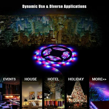 5M 150LED Strip Light SMD 5050 RGB + 44 Key Remote Controller + US Power Adapter Desktop Screen Backlight Bias Lighting
5M 150LED Strip Light SMD 5050 RGB + 44 Key Remote Controller + US Power Adapter Desktop Screen Backlight Bias Lighting