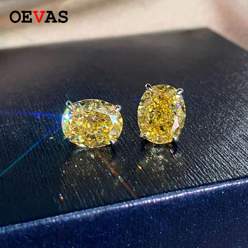 Серьги-гвоздики из серебра 100% пробы 8 х10 мм | Украшения и аксессуары