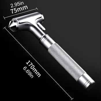 Multifunction Protable Car Safety Hammer Emergency Escape Tool Rescue Auto Window Breaker Seatbelt Cutter Life-saving
Multifunction Protable Car Safety Hammer Emergency Escape Tool Rescue Auto Window Breaker Seatbelt Cutter Life-saving