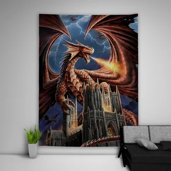 Animal Dragon Trippy Fantasy Tapestry Art Wall Hanging Sofa Table Bed Cover Mural Beach Blanket Home Dorm Room Decor Gift
Animal Dragon Trippy Fantasy Tapestry Art Wall Hanging Sofa Table Bed Cover Mural Beach Blanket Home Dorm Room Decor Gift