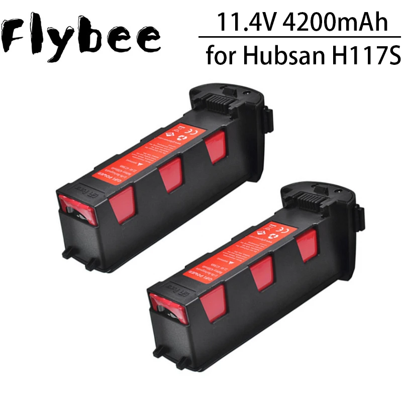 

Upgrade 11.4v 4200mAh Battery for Hubsan H117S Zino GPS RC Quadcopter Spare Parts Intelligent Flight Battery For RC Camera Drone