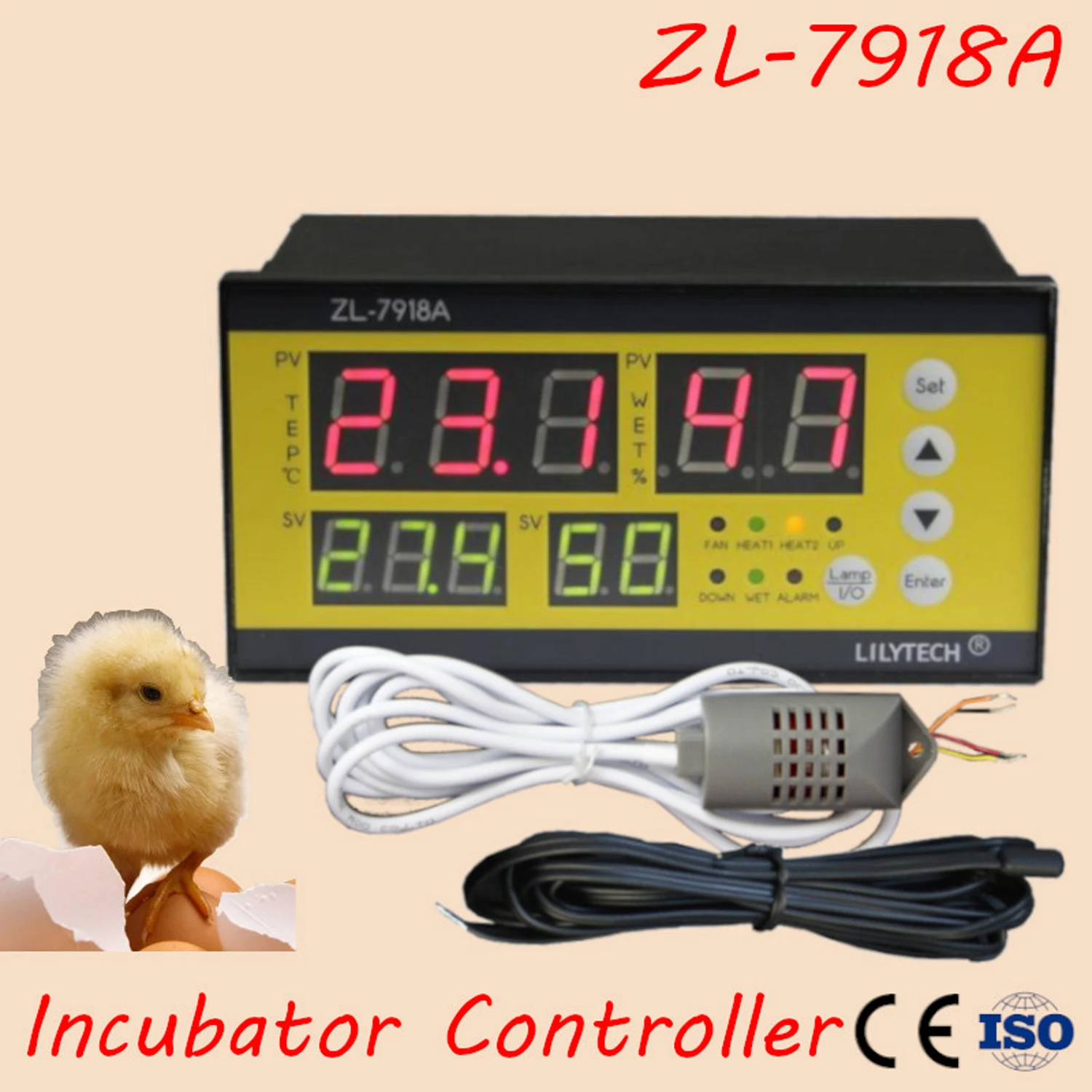 ZL-7918A многофункциональный автоматический регулятор температуры инкубатор
