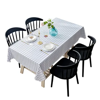 PVC Tablecloth Waterproof Heat Resistant Oil-Proof Wash-Free Plaid Hipster Table Cloth Rectangular
PVC Tablecloth Waterproof Heat Resistant Oil-Proof Wash-Free Plaid Hipster Table Cloth Rectangular