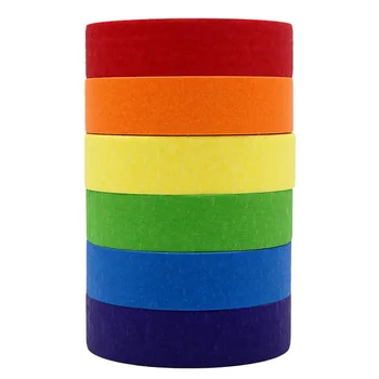 Colored Masking Tape,Colored Painters Tape for Arts and Crafts, Labeling or Coding - 6 Different Color Rolls - Masking Tape 1 In
Colored Masking Tape,Colored Painters Tape for Arts and Crafts, Labeling or Coding - 6 Different Color Rolls - Masking Tape 1 In