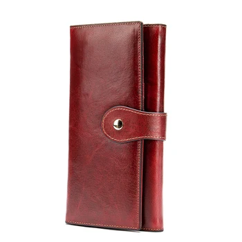Wallet Long Leather Zipper Button Women's Wallet Multi-function Large Capacity Wallet Wallet Multi-card Coin Purse Women
Wallet Long Leather Zipper Button Women's Wallet Multi-function Large Capacity Wallet Wallet Multi-card Coin Purse Women
