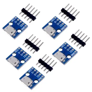 5Pcs CJMCU 5V Micro USB Interface Power Switch Adapter Board Breakout Module 
5Pcs CJMCU 5V Micro USB Interface Power Switch Adapter Board Breakout Module