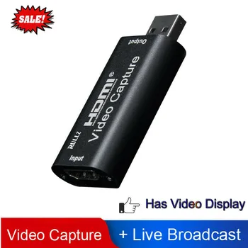 SALE Mini Video Capture Card USB 2.0 HDMI Video Grabber Record Box For PS4 Game DVD Camcorder HD Camera Recording Live Streaming 
SALE Mini Video Capture Card USB 2.0 HDMI Video Grabber Record Box For PS4 Game DVD Camcorder HD Camera Recording Live Streaming