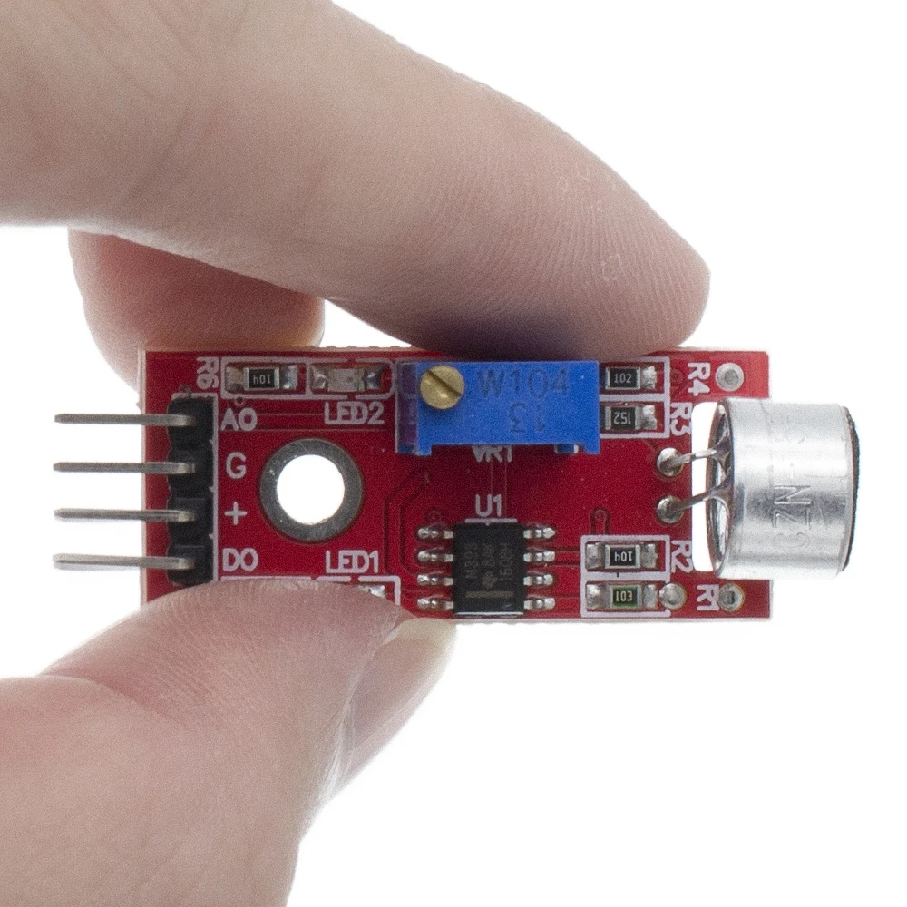 KY-037 High Sensitivity Sound Microphone Sensor Detection Module for arduino AVR PIC
KY-037 High Sensitivity Sound Microphone Sensor Detection Module for arduino AVR PIC