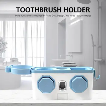 Toothpaste Dispenser Squeezer Wall Mount Anti-dust Toothbrush Holder Space-Saving Cup Toothbrush Toothpaste Squeezer Kit
Toothpaste Dispenser Squeezer Wall Mount Anti-dust Toothbrush Holder Space-Saving Cup Toothbrush Toothpaste Squeezer Kit