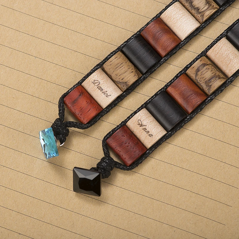 BOBO BIRD Colorful Wood Bracelet For Women Handmade DIY Free Engraved name Bangle Anniversary Gift for Lovers pulseras mujer
BOBO BIRD Colorful Wood Bracelet For Women Handmade DIY Free Engraved name Bangle Anniversary Gift for Lovers pulseras mujer