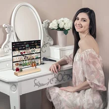 2021NEW Fashion Earrings Stand Jewelry Display Earrings Holder Jewellery Storage Wooden Base Metal Ear Studs Pendant Rack
2021NEW Fashion Earrings Stand Jewelry Display Earrings Holder Jewellery Storage Wooden Base Metal Ear Studs Pendant Rack