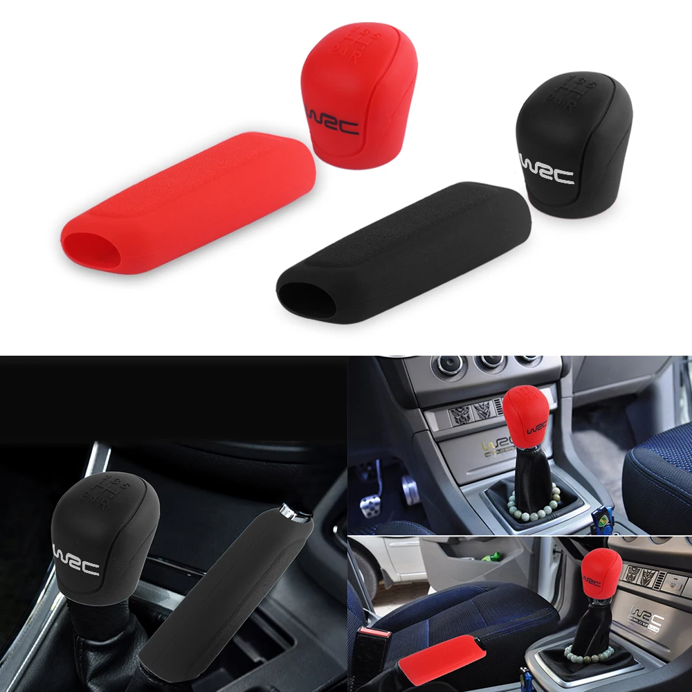 Vingtank 2Pcs Car Gear Shift Knob Hand Brake Covers for 9-13 Ford Focus Manual Silicone Car Gear Cover Car Shift Knob Soft Cover
Vingtank 2Pcs Car Gear Shift Knob Hand Brake Covers for 9-13 Ford Focus Manual Silicone Car Gear Cover Car Shift Knob Soft Cover