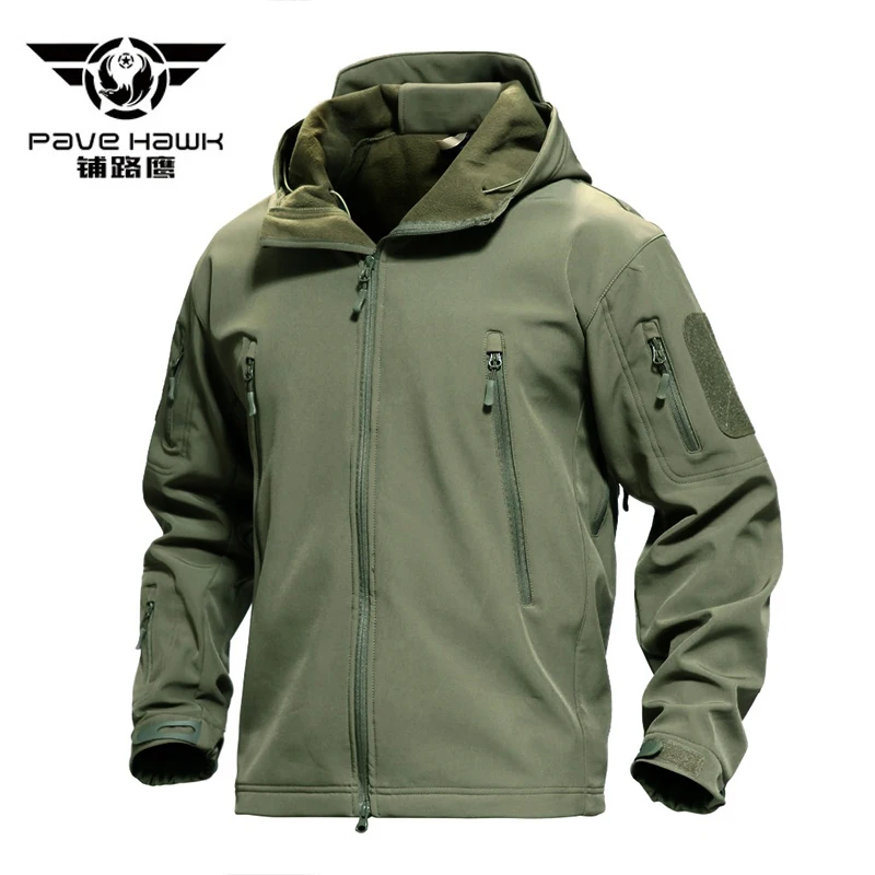 Army Soft Shell Jacket Tactical Shark Skin Windproof Waterproof Clothe Men's Pilot Hooded Coat Military Outdoor CS Hunting Wear
Army Soft Shell Jacket Tactical Shark Skin Windproof Waterproof Clothe Men's Pilot Hooded Coat Military Outdoor CS Hunting Wear
