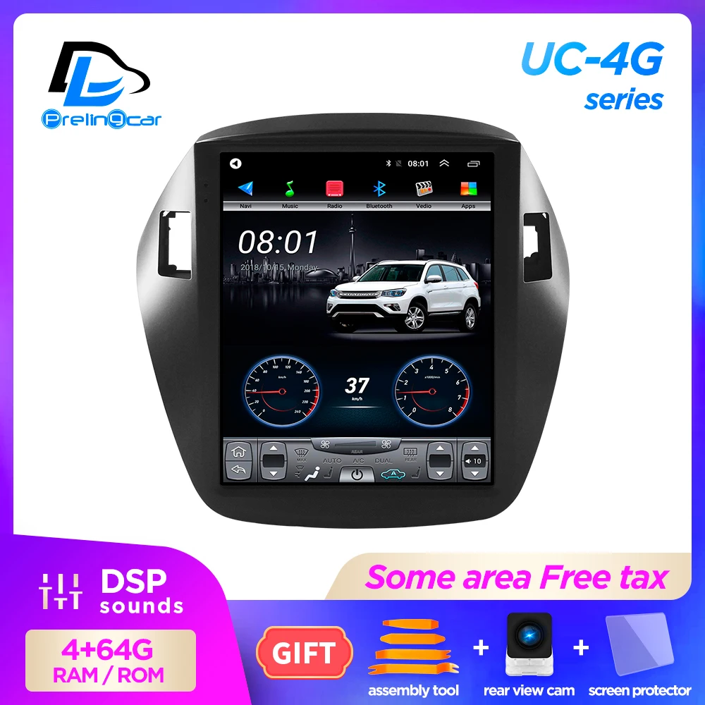 4G Lte 32G ROM вертикальный экран android 9 1 мультимедийный видео радио плеер для Hyundai IX35