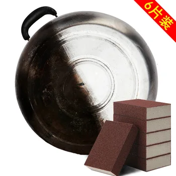 Silicon Carbide Nanometer Spong Mop Magic Magic Mop Cleaning Kitchen Useful Product Wash the Bottom of a Pan Pot Brush Black Dir
Silicon Carbide Nanometer Spong Mop Magic Magic Mop Cleaning Kitchen Useful Product Wash the Bottom of a Pan Pot Brush Black Dir