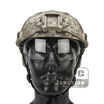 Emerson Tactical PJ Fast Helmet Airsoft Bump Combat Lightweight Modular OPS Helmet w/ Flip Down Visor + NVG Shroud + Side Rail
Emerson Tactical PJ Fast Helmet Airsoft Bump Combat Lightweight Modular OPS Helmet w/ Flip Down Visor + NVG Shroud + Side Rail