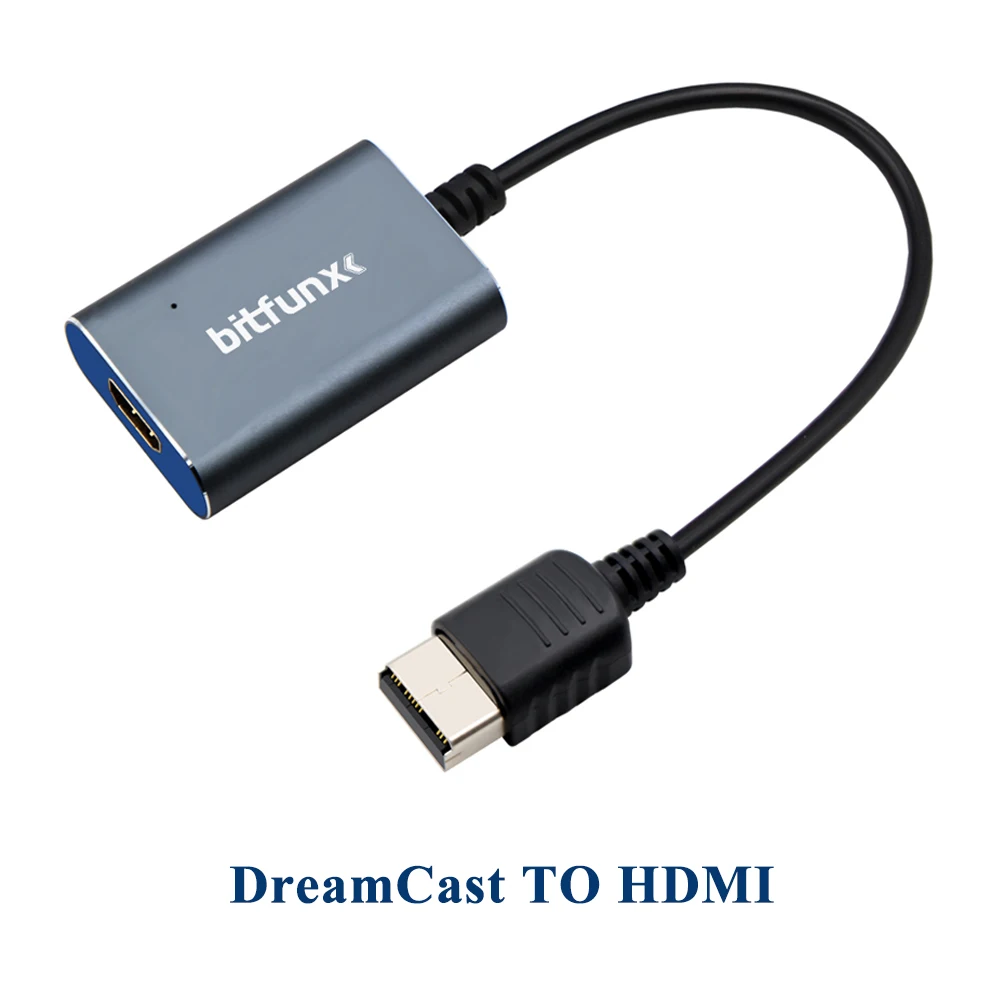 Newest HDMI Adapter for SEGA Dreamcast Video Game High Definition HD Supports Display Modes NTSC 480i, 480p
Newest HDMI Adapter for SEGA Dreamcast Video Game High Definition HD Supports Display Modes NTSC 480i, 480p