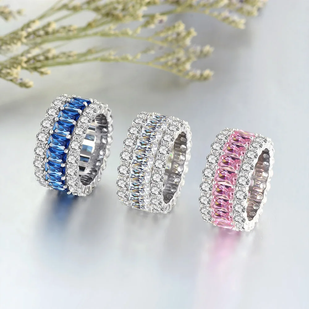 925 silver advanced sense simulation Morsan Diamond Fire color jewelry ring temperament micro inlaid Factory Direct Selling
925 silver advanced sense simulation Morsan Diamond Fire color jewelry ring temperament micro inlaid Factory Direct Selling