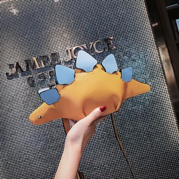 New cute funny mobile phone bags, dinosaur mini-shoulder slanting female bags, 2019 
New cute funny mobile phone bags, dinosaur mini-shoulder slanting female bags, 2019