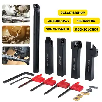 5Pcs 16MM Professional Shank Lathe Boring Bar Turning Tool Holder Set + Inserts Blade +Wrench Hand Tools
5Pcs 16MM Professional Shank Lathe Boring Bar Turning Tool Holder Set + Inserts Blade +Wrench Hand Tools