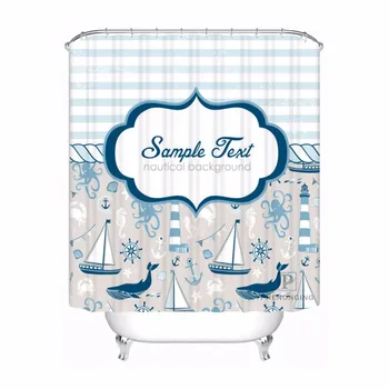 Custom Anchor Fabric Bath Screens Curtain For Bathroom Mildewproof Waterproof Polyester Shower Curtain#180417-02-93
Custom Anchor Fabric Bath Screens Curtain For Bathroom Mildewproof Waterproof Polyester Shower Curtain#180417-02-93