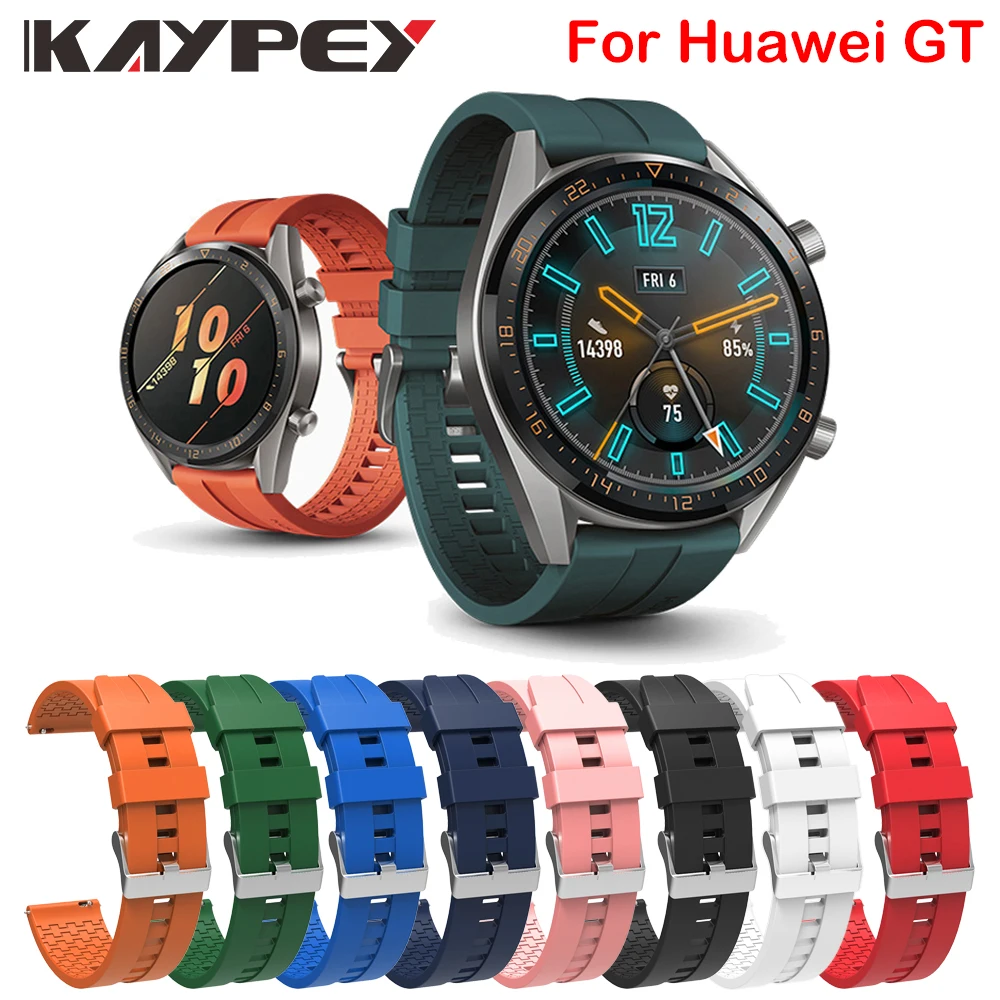Ремешок силиконовый для часов Huawei watch GT 2 46 мм спортивный сменный браслет мужчин и
