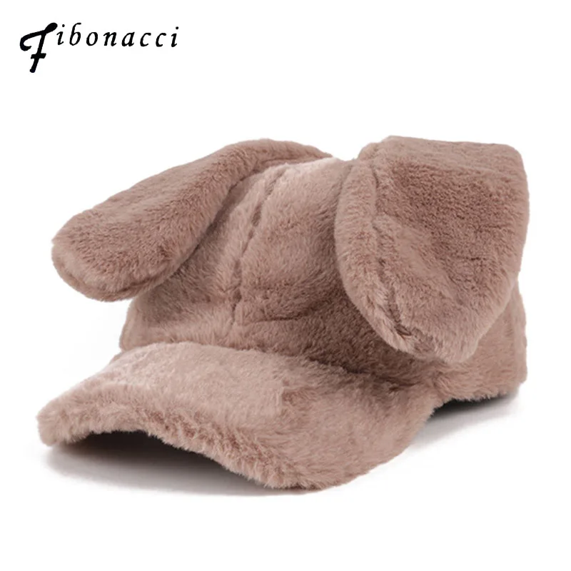 Fibonacci 2019 New Winter Snow Warm Cute Long Rabbit Ear Baseball Cap Faux Rabbit Fur Hat Women Visor Cap
Fibonacci 2019 New Winter Snow Warm Cute Long Rabbit Ear Baseball Cap Faux Rabbit Fur Hat Women Visor Cap