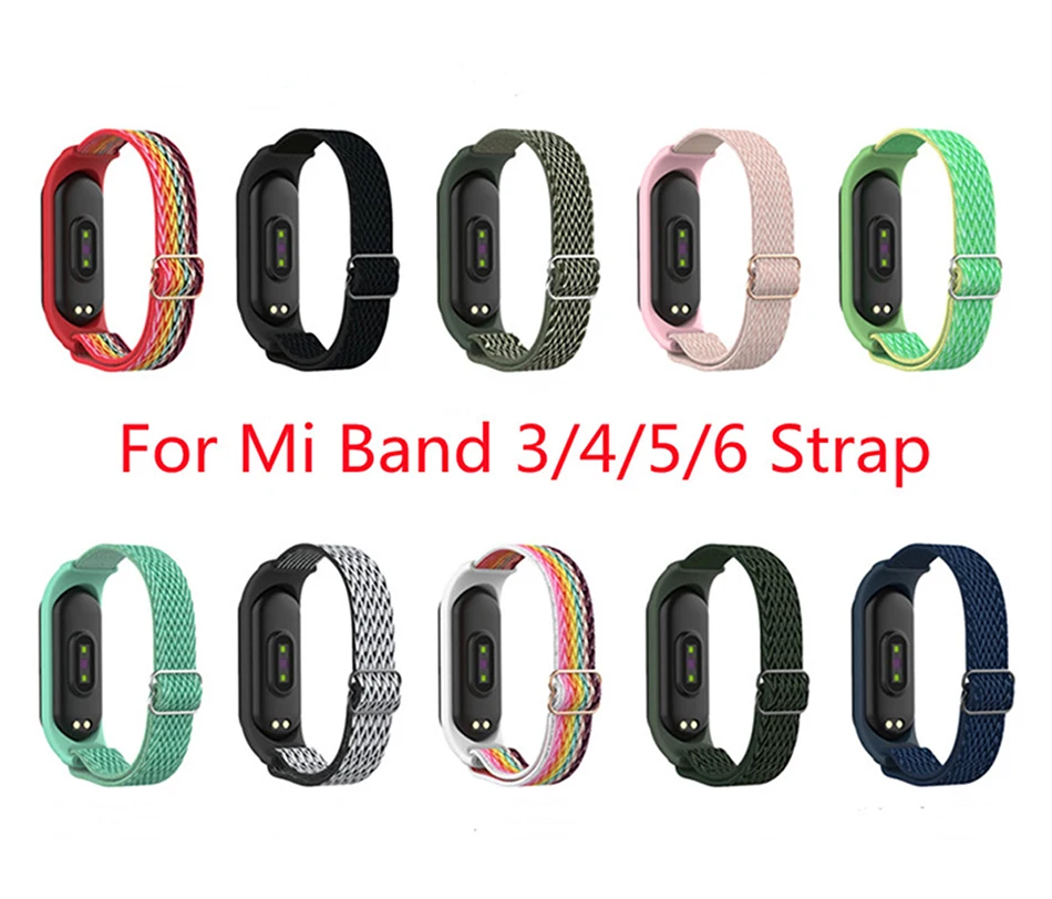 For Xiaomi Mi Band 4/5/3 Strap Mi Band 6 Bracelet Adjustable Elastic Nylon solo Loop Replace Wristband For mi band 6 4 straps
For Xiaomi Mi Band 4/5/3 Strap Mi Band 6 Bracelet Adjustable Elastic Nylon solo Loop Replace Wristband For mi band 6 4 straps