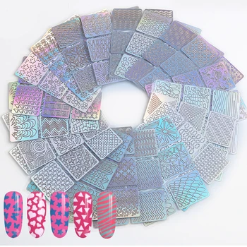 24 Sheets Laser Nail Art Hollow Stickers Nail Vinyls 3D Image Transfer Guide Stencil Set Irregular Pattern Mixed Decals
24 Sheets Laser Nail Art Hollow Stickers Nail Vinyls 3D Image Transfer Guide Stencil Set Irregular Pattern Mixed Decals
