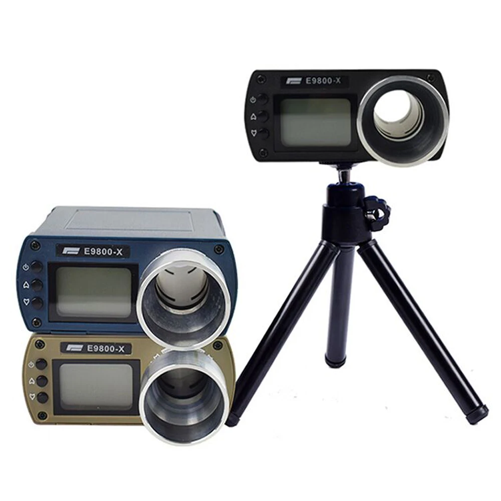 Accuracy Speed Meter Speed Measuring Instruments Chronograph For Shooting Lcd Screen Portable Chronoscope E9800-X Speed Tester
Accuracy Speed Meter Speed Measuring Instruments Chronograph For Shooting Lcd Screen Portable Chronoscope E9800-X Speed Tester