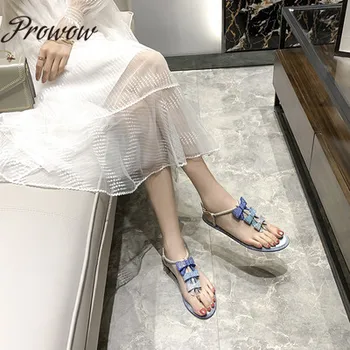 Prowow New Design Genuine Leather Adorable Bowtie Summer Sandals Open Toe Crystal Beading Flats Sandals Shoes Women
Prowow New Design Genuine Leather Adorable Bowtie Summer Sandals Open Toe Crystal Beading Flats Sandals Shoes Women
