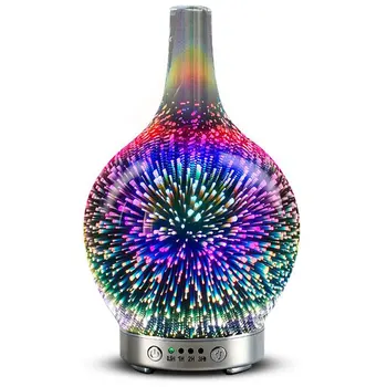 3D Fireworks Air Humidifier with LED Night Light Glass Vase Shape Aroma Essential Oil Diffuser Mist Maker Ultrasonic Humidifier
3D Fireworks Air Humidifier with LED Night Light Glass Vase Shape Aroma Essential Oil Diffuser Mist Maker Ultrasonic Humidifier