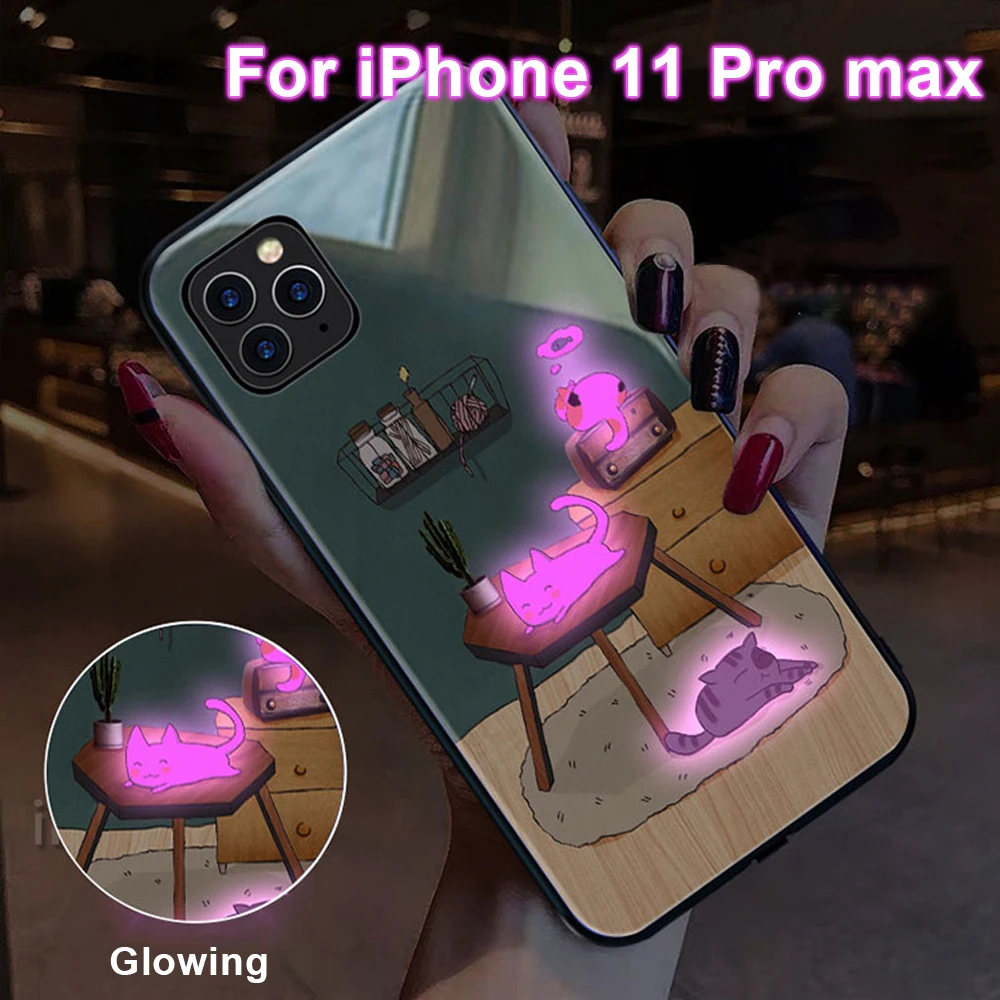 Control Light Phone Case Suitable For iPhone XS 11 Pro MAX XR X XS Max Candy Phone Cases Smart light call information reminder
Control Light Phone Case Suitable For iPhone XS 11 Pro MAX XR X XS Max Candy Phone Cases Smart light call information reminder