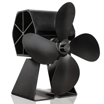 2-In-1 Heat Powered Stove Fan Energy-saving 4 Leaves For Wood Burner Fireplace*1
2-In-1 Heat Powered Stove Fan Energy-saving 4 Leaves For Wood Burner Fireplace*1