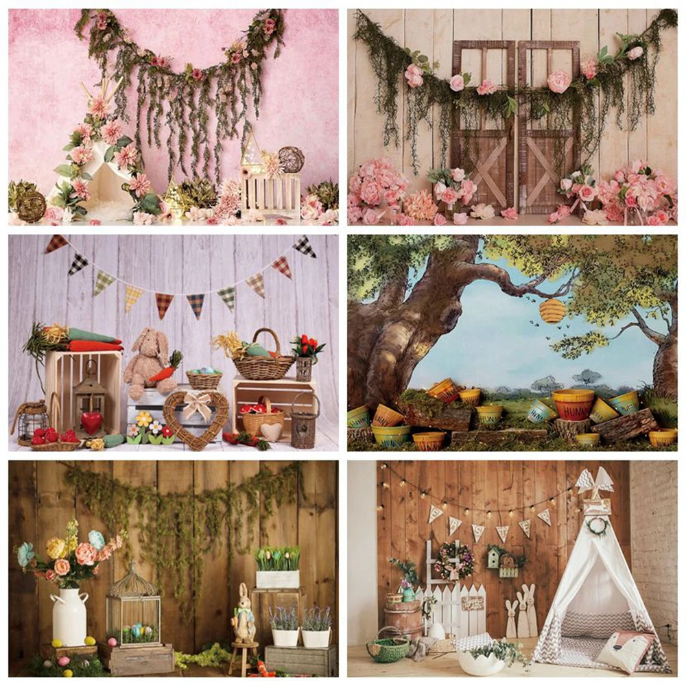 Spring Easter Rabbit Eggs Wood Floor Flower Baby Shower Birthday Party Backdrop Vinyl Photography Background For Photo Studio
Spring Easter Rabbit Eggs Wood Floor Flower Baby Shower Birthday Party Backdrop Vinyl Photography Background For Photo Studio