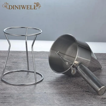 Stainless Steel Kitchen Baking Funnels Pancake Batter Dispenser Maker Cooking Tools Conical Funnel for Cupcake Donut Fish Balls
Stainless Steel Kitchen Baking Funnels Pancake Batter Dispenser Maker Cooking Tools Conical Funnel for Cupcake Donut Fish Balls