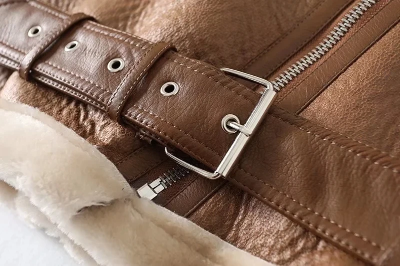 Winter Coats Women Thick Faux Leather Fur Sheepskin Coat Female Fur Leather Jacket Aviator Jacket Casaco Feminino 11 Mallzona H260bbf6372c84fcc9839014e4cc7348fo Winter Coats Women Thick Faux Leather Fur Sheepskin Coat Female Fur Leather Jacket Aviator Jacket Casaco Feminino Mallzona