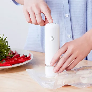 Miaomiaoce Vacuum Sealer Vacuum Rod Intelligent One-button Packaging Machine Vacuum Packer Food Moisture-proof from youpin New
Miaomiaoce Vacuum Sealer Vacuum Rod Intelligent One-button Packaging Machine Vacuum Packer Food Moisture-proof from youpin New