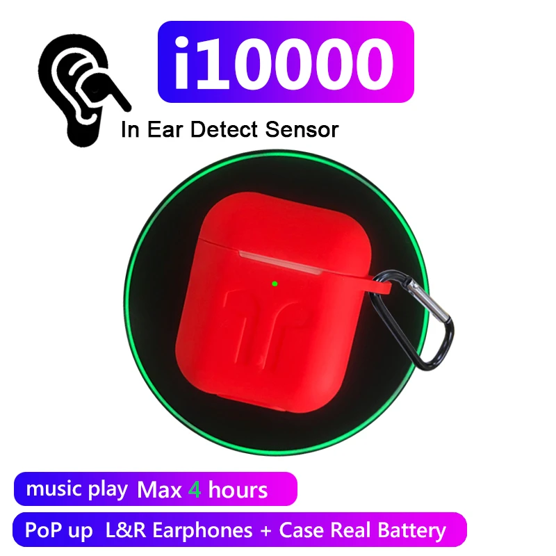 i10000 tws 1:1 Wireless Bluetooth headsets 6D super bass Tap control for iPhone Android PK i200 i800 i1000
i10000 tws 1:1 Wireless Bluetooth headsets 6D super bass Tap control for iPhone Android PK i200 i800 i1000