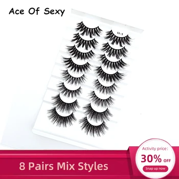 8Pairs 3D Mink False Eyelashes Multilay Natural Wispy Fluffy Dramatic Volume Fake Lashes Extension Handmade Cruelty-free Eyelash
8Pairs 3D Mink False Eyelashes Multilay Natural Wispy Fluffy Dramatic Volume Fake Lashes Extension Handmade Cruelty-free Eyelash