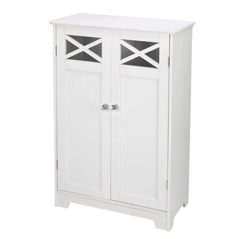 Double Door Fork Bathroom Cabinet White 
Double Door Fork Bathroom Cabinet White