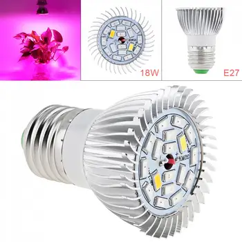 18W 18 LED Plant Fill Grow Light Full Spectrum Band Red 11 Blue 3 + Warm 1 White 1 + Infrared 1 UV 1 for Grow Tent / Bonsai 
18W 18 LED Plant Fill Grow Light Full Spectrum Band Red 11 Blue 3 + Warm 1 White 1 + Infrared 1 UV 1 for Grow Tent / Bonsai