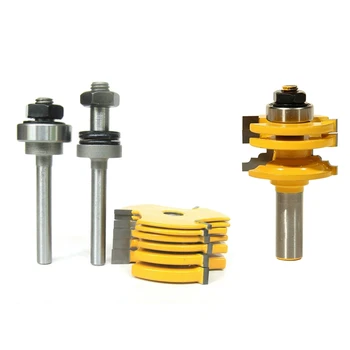 1Pcs 1/2 Inch Shank Glass Door Rail & Stile Reversible Router Bit Wood Cutting Tool & 8Pcs 1/4Inch Shank Slot ,Assembly 6 Cutter
1Pcs 1/2 Inch Shank Glass Door Rail & Stile Reversible Router Bit Wood Cutting Tool & 8Pcs 1/4Inch Shank Slot ,Assembly 6 Cutter