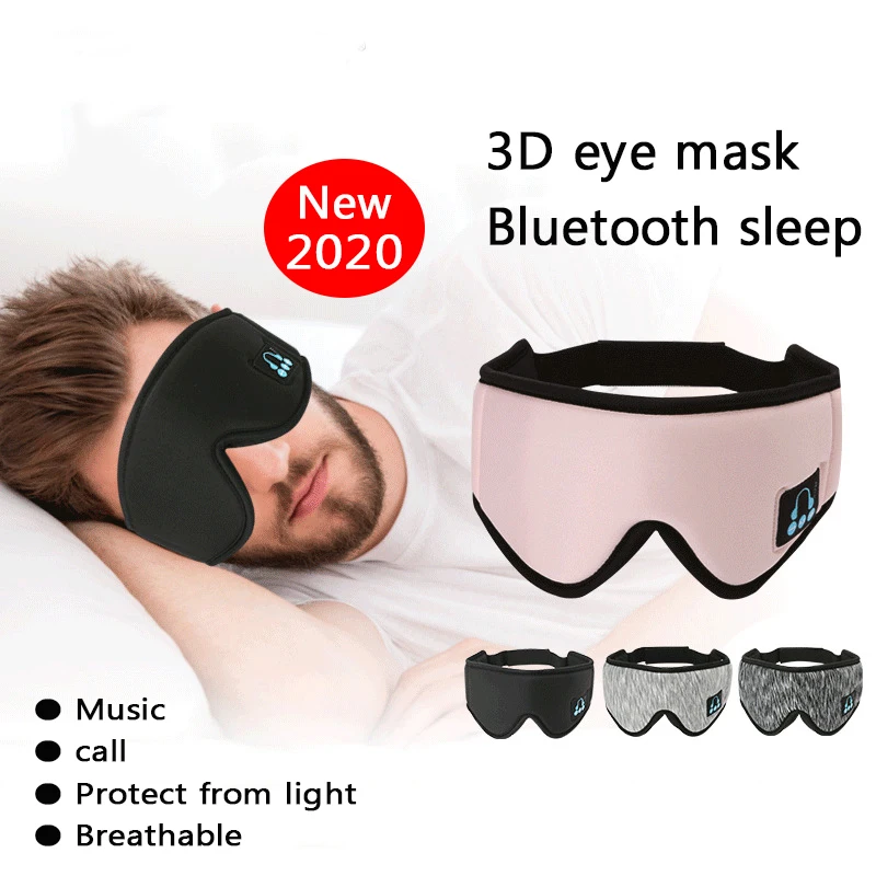 Generic Sleep Headphones, Bluetooth 5.0 Wireless 3D Eye Mask, Jumia