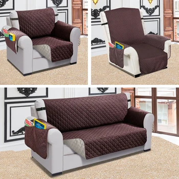 Recliner Sofa Couch Cover Pet Dog Kids Mat Protector Sofa Cover Water Resistance Quilted Reversible Sofa Covers For Living Room 
Recliner Sofa Couch Cover Pet Dog Kids Mat Protector Sofa Cover Water Resistance Quilted Reversible Sofa Covers For Living Room