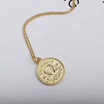 Leouerry 925 Sterling Silver Round Coin Pendant Necklace Original Design Ax Omega Pattern Necklaces for Women Silver 925 Jewelry
Leouerry 925 Sterling Silver Round Coin Pendant Necklace Original Design Ax Omega Pattern Necklaces for Women Silver 925 Jewelry